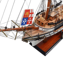 Load image into Gallery viewer, Hand Painted Model Boat (624660) - White / Dark Brown
