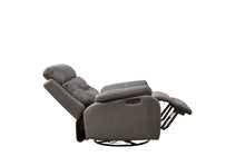 Load image into Gallery viewer, Liyasi - Dual Okin Motor Rocking And 240° Swivel Single Sofa Seat Recliner Chair Infinite Position, Head Rest With Power Function
