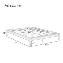 Load image into Gallery viewer, Solid Dry Bamboo Platform Bed Frame, With Slat Support
