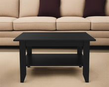 Load image into Gallery viewer, Coffee Table With Shelf - Black
