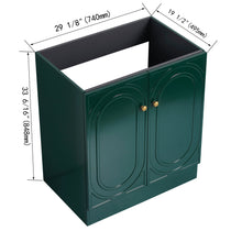 Load image into Gallery viewer, Modern Freestanding Bathroom Vanity With Soft Close Cabinet Doors
