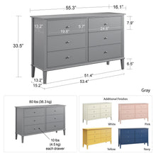 Load image into Gallery viewer, Franklin - 6 Drawer Dresser

