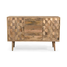 Load image into Gallery viewer, 3 Drawer Sideboard With 2 Doors (KD Legs) - Natural
