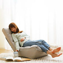 Load image into Gallery viewer, Reclining Japanese Chair Lazy Sofa Tatami Balcony Adjustable Chair
