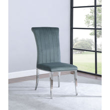 Load image into Gallery viewer, Tufted Side Upholstered Dining Chair (Set of 2) - Gray
