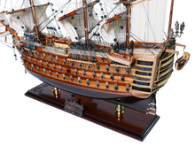 Load image into Gallery viewer, Hand Painted Model Boat (624631) - Light Brown
