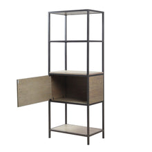 Load image into Gallery viewer, Darley - 3 Shelf Bookcase With Storage Cabinet - Gray
