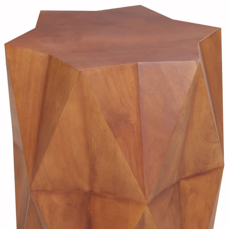 24" Solid Wood End Table - Brown