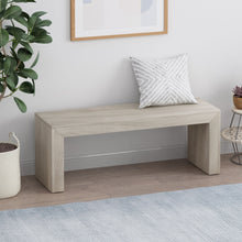 Load image into Gallery viewer, Acacia Wood Dining Bench, Farmhouse Style
