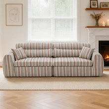 Load image into Gallery viewer, 3 Seater, Couch With Throw Pillows For Living Room
