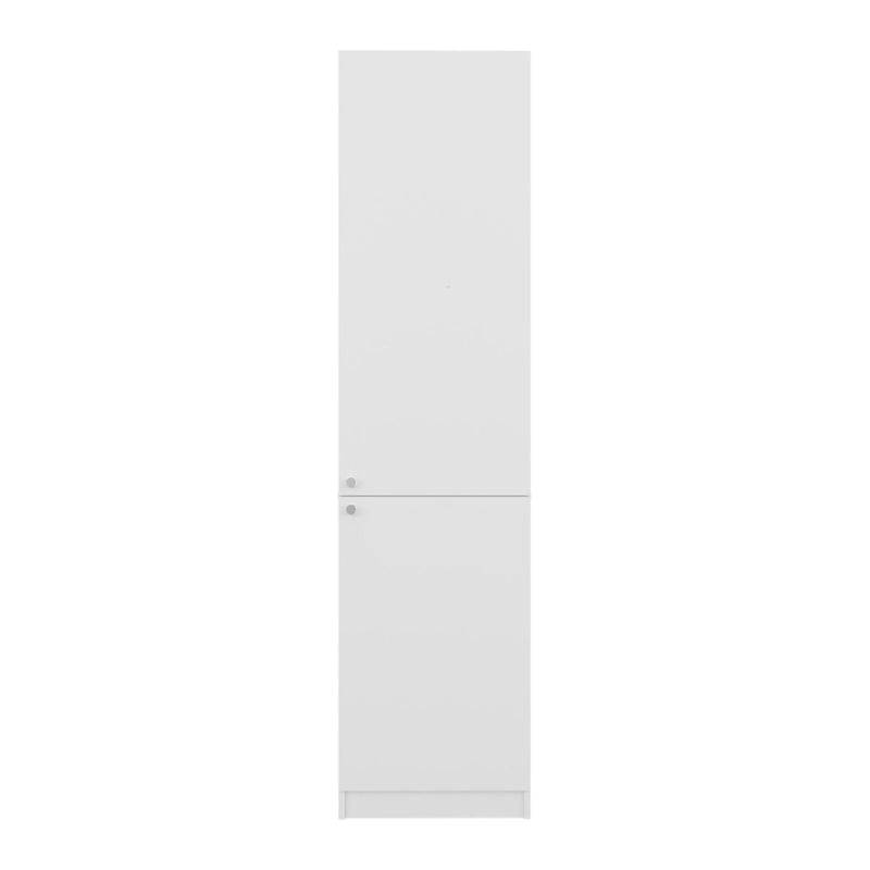 One Tier Bookcase With One Door (724353) - White