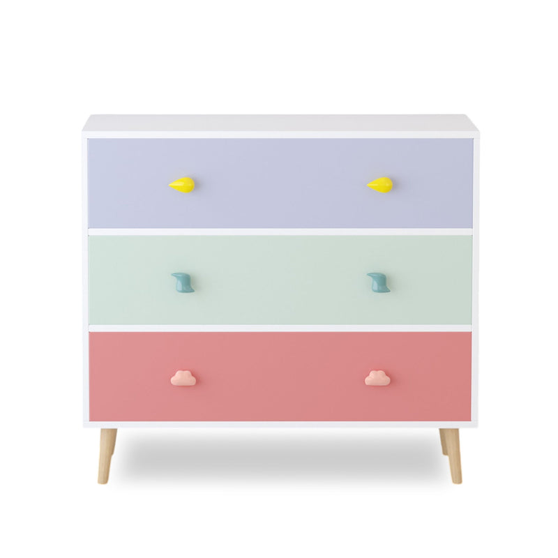 3 Drawer Dresser, Storage Cabinet With Anti Tip Safety
