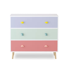 Load image into Gallery viewer, 3 Drawer Dresser, Storage Cabinet With Anti Tip Safety
