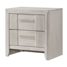 Load image into Gallery viewer, 2 Drawer Nightstand With Bar Handle - Antique White
