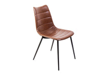 Load image into Gallery viewer, Faux Leather Dining Room Side Chairs (Set of 2) - Brown
