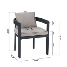 Load image into Gallery viewer, Elko Janiyah - Outdoor Patio Dining Set Dining Chairs And Dining Table
