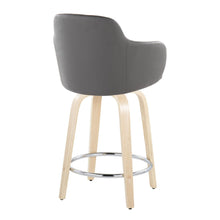 Load image into Gallery viewer, Boyne - Contemporary Fixed Height Counter Stool &amp; Swivel With Round Footrest (Set of 2)
