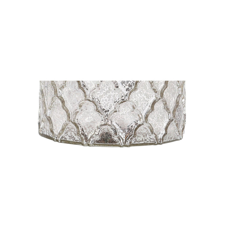 25" Table Lamps With Drum Shades (Set of 2) - Silver