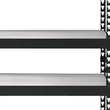 Load image into Gallery viewer, Adjustable Four Tier Bookcase - Black / Natural
