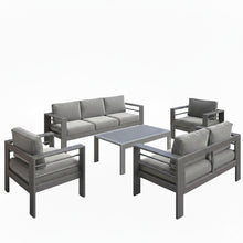 Load image into Gallery viewer, Outdoor Patio Set, All-Weather With Thick Cushions
