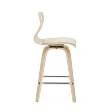 Load image into Gallery viewer, Folia - Mid Century Modern Counter Stool With Footrest (Set of 2)
