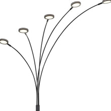 Load image into Gallery viewer, Five Light LED Arc Floor Lamp - Bronze

