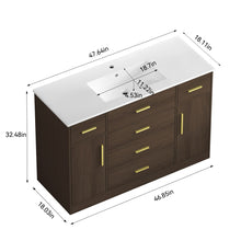 Load image into Gallery viewer, Bathroom Vanity With Abundant Storage 2 Soft Close Doors And 6 Drawers
