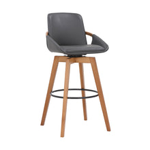 Load image into Gallery viewer, 42" Swivel Bar Height Bar Chair - Gray / Black
