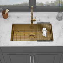 Load image into Gallery viewer, Finish Undermount Stainless Steel Kitchen Sink 32" X 19" 16 Gauge Deep Single Bowl

