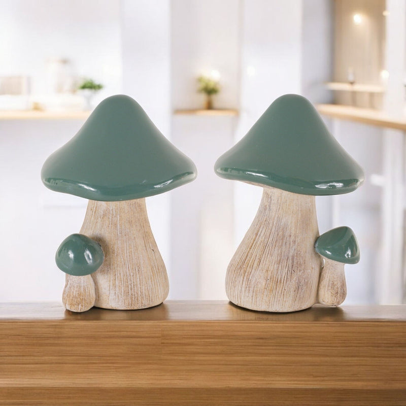 Figurine Tabletop Sculpture (Set of 2) (592998) - Green