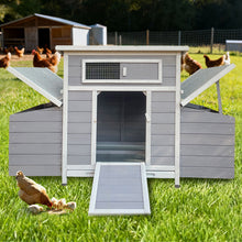 Load image into Gallery viewer, Large Chicken Coop Outdoor Hen House With Dual Nesting Boxes
