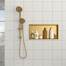 Load image into Gallery viewer, Stainless Steel Shower Niche With Seamless Design For Bathroom Storage
