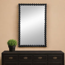 Load image into Gallery viewer, 36" Iron Framed Accent Mirror - Black
