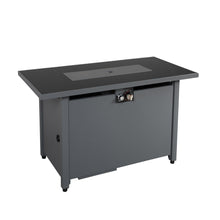 Load image into Gallery viewer, Outdoor Fire Pit Table With Lid &amp; High-Quality Materials - Black

