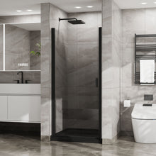 Load image into Gallery viewer, Pivot Shower Door, Tempered Glass, Semi Frameless
