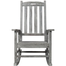 Load image into Gallery viewer, Oversized Porch Rocker Chair With Wide Seat And Tall Backrest
