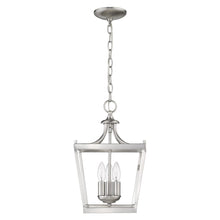 Load image into Gallery viewer, Metal Tapered Hanging Light - Vintage Silver
