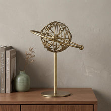 Load image into Gallery viewer, Sphere Tabletop Sculpture - Gold
