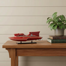 Load image into Gallery viewer, Hand Painted Model Boat (624224) - Red
