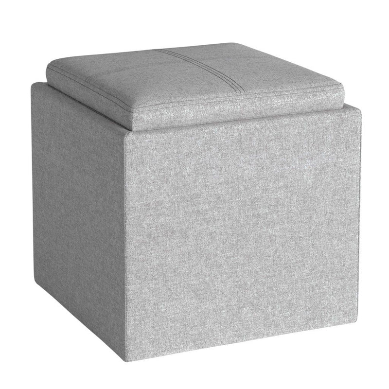 Upholstery Storage Ottoman - Cloud