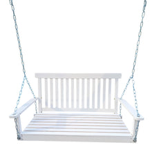 Load image into Gallery viewer, Front Porch Swing With Armrests For Outdoor Patio, Garden Yard, Backyard Or Sunroom
