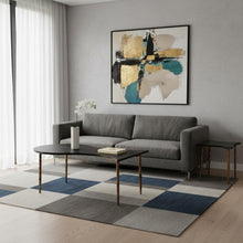 Load image into Gallery viewer, Wood And Steel Free Form Coffee And End Table (Set of 2) - Black And Bronze
