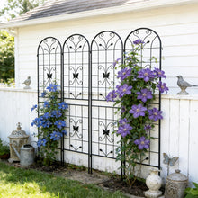 Load image into Gallery viewer, Garden Metal Trellis Rustproof Trellis For Climbing Plants Outdoor Flower Support
