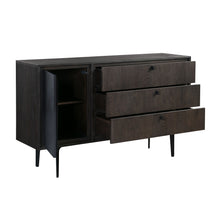 Load image into Gallery viewer, Solid Wood Three Drawer Dresser - Gray
