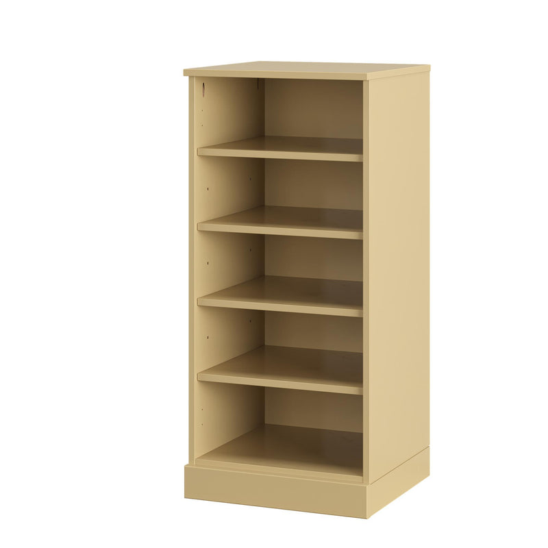 Ten Pair Solid Woodshoe Storage Cabinet (752046) - Yellow