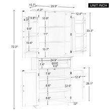 Load image into Gallery viewer, Bathroom Storage Cabinet With Doors And Drawer, Adjustable Shelf
