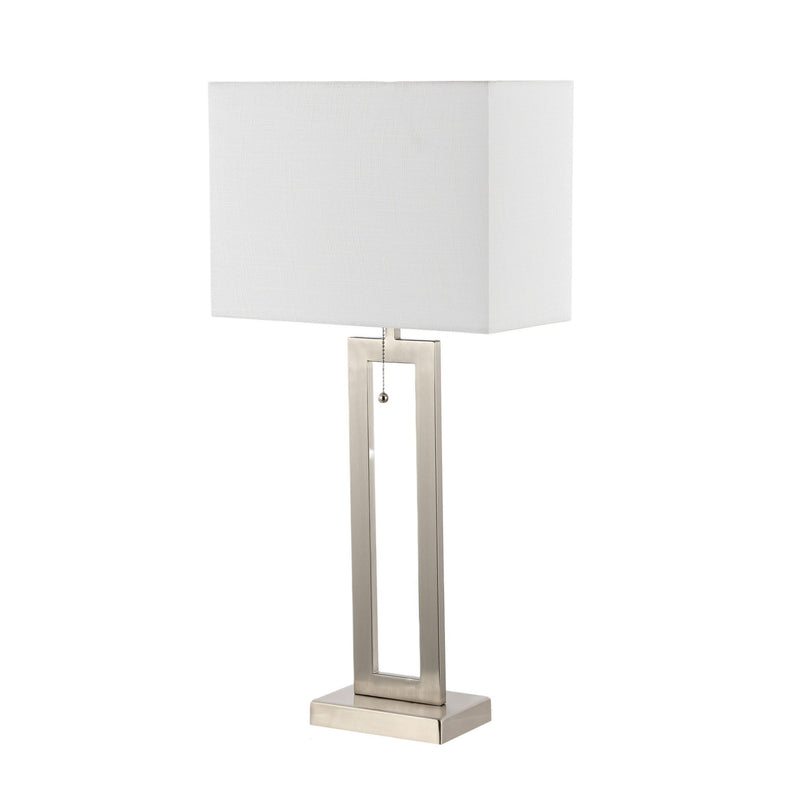 Table Lamps With Shades (Set of 2) - Nickel