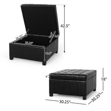 Load image into Gallery viewer, Storage Ottoman For Living Room

