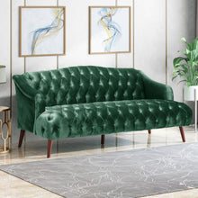 Load image into Gallery viewer, Comfy 3 Seat Sofa With Wooden Legs, For Living Room And Study
