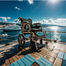Load image into Gallery viewer, Lightweight Foldable Transport Wheelchair For Adults, Square Tube Design
